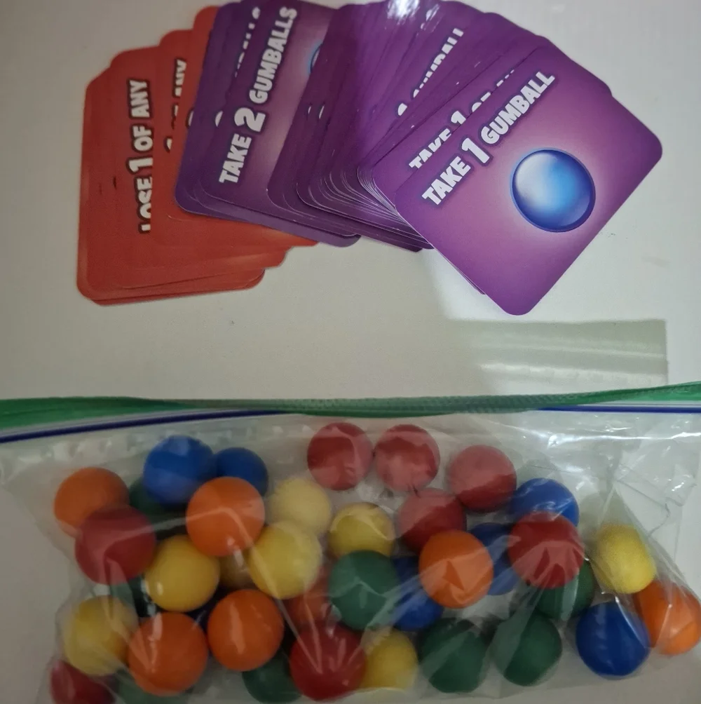 Lakeshore Gumball Grab Game Ages 3+ Fine Motor Skills MISSING 2 GUMBALLS